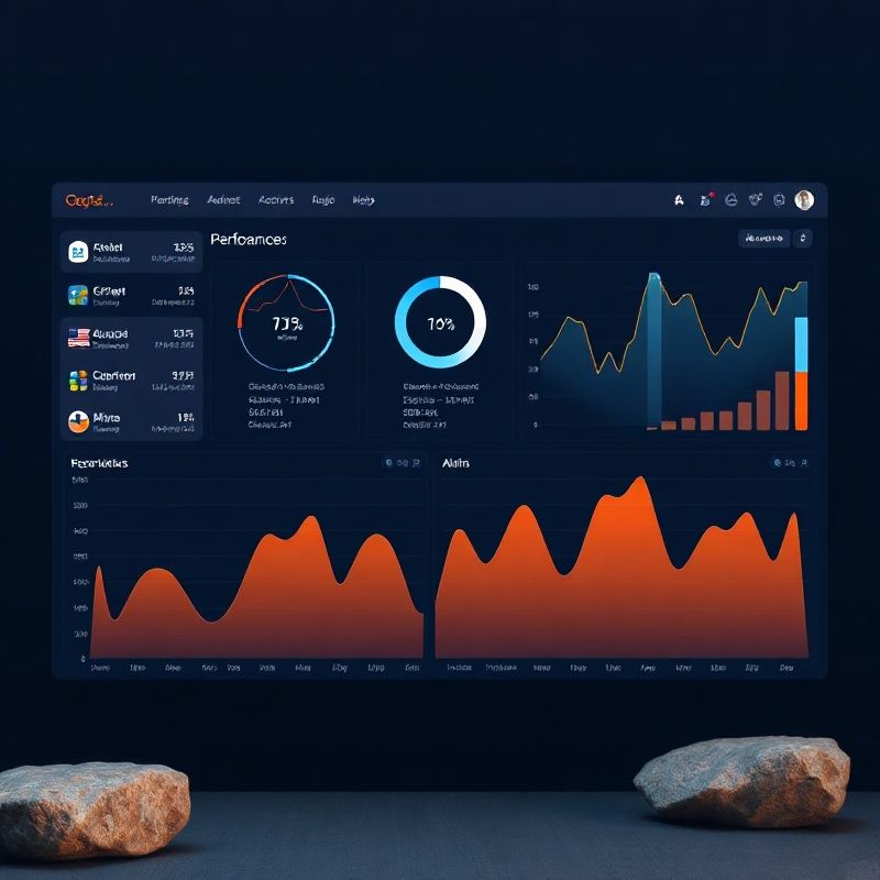 Indigo dashboard sučelje s data-viz panelima