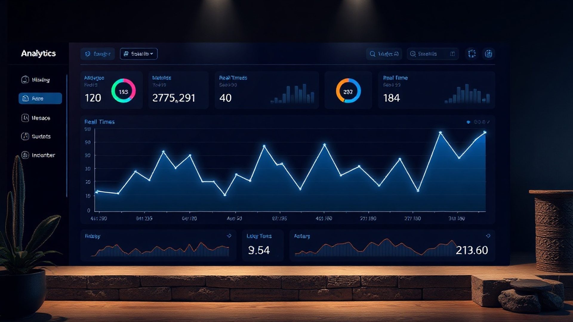 Indigo dashboard s metrikama u realnom vremenu
